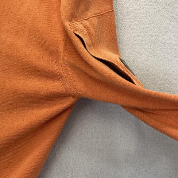 C.P. Company Italy Sweater Mens XL (52) Orange Lens Crewneck Pullover Jumper - Picture 8 of 14